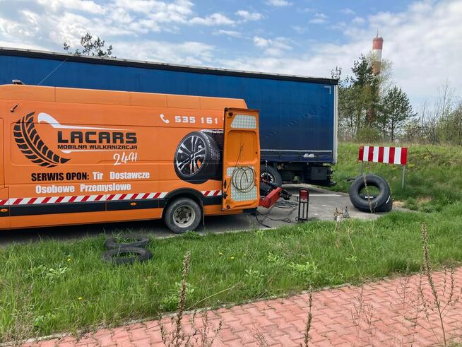 Mobilna wulkanizacja - pomoc 24 h osobowe, TIR, ciężarowe, w