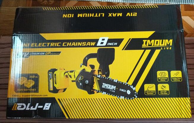 Mini Piła Akumulatorowa Imoum 2x Aku Mocna Lekka Mała NOWA !