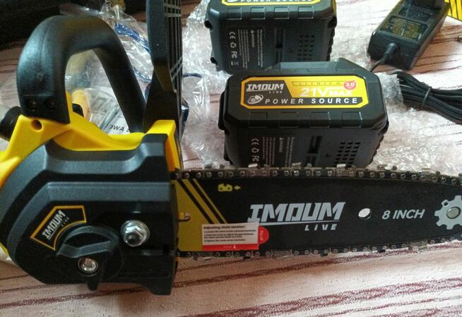 Mini Piła Akumulatorowa Imoum 2x Aku Mocna Lekka Mała NOWA !