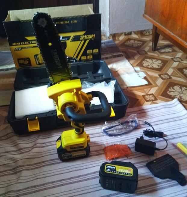 Mini Piła Akumulatorowa Imoum 2x Aku Mocna Mała UŻYWANA !