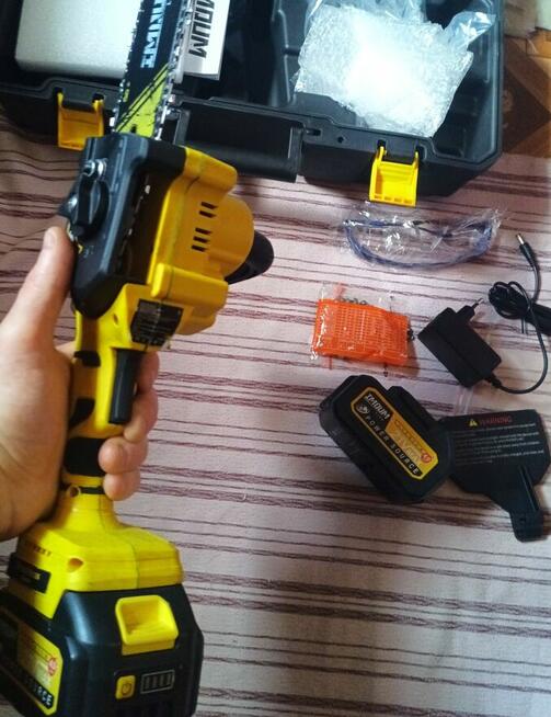 Mini Piła Akumulatorowa Imoum 2x Aku Mocna Mała UŻYWANA !