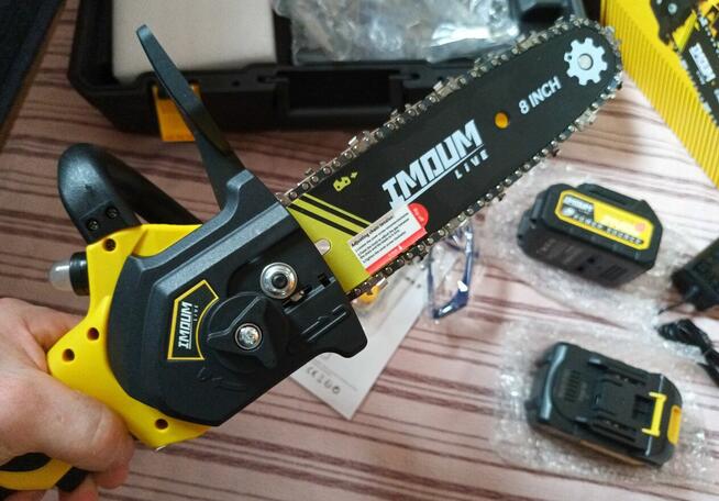 Mini Piła Akumulatorowa Imoum 2x Aku Mocna Lekka Mała NOWA !