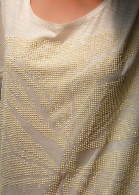 Luisa Cerano, t-shirt, tunika, r.44, 46 motyl dżety bawełna