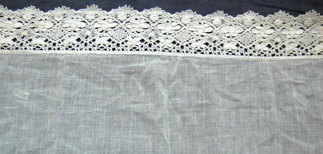 Mantylka, damska chusta na głowę bawełna biała ecru Tradycja