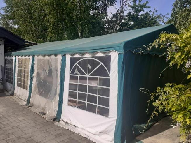 namiot magazynowy 8 m x 5 m - używany za 2950 zł