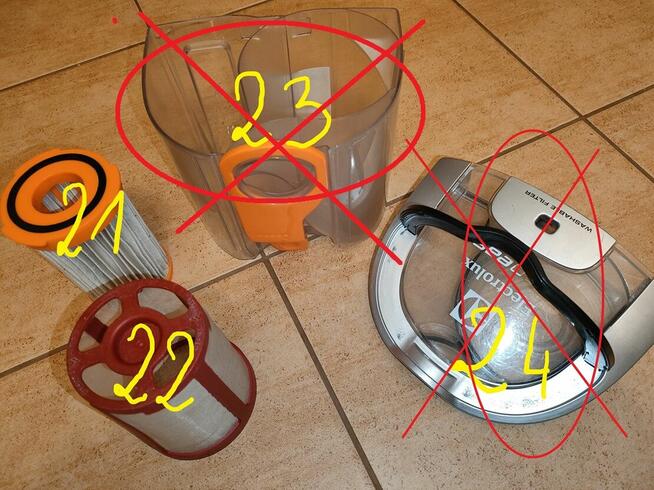 Electrolux Ergoeasy 1300W-2100W / odkurzacz - części
