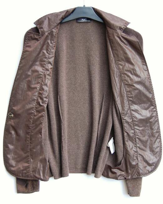 Nice Connection, wełniany żakiet 42 XL, kaszmir, feniks