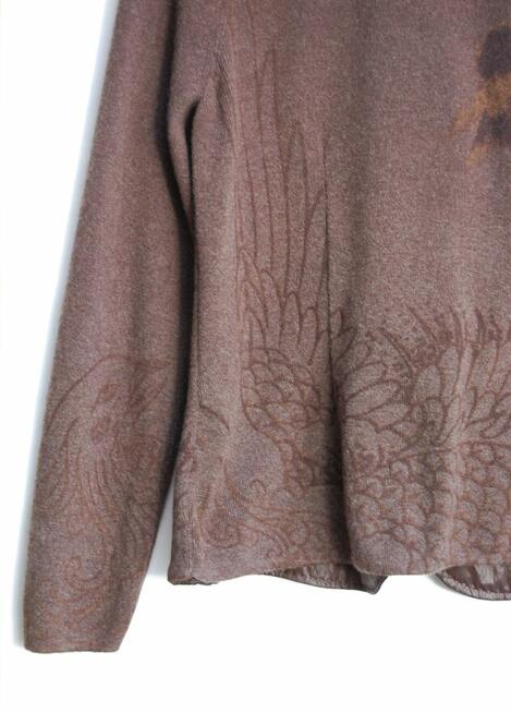 Nice Connection, wełniany żakiet 42 XL, kaszmir, feniks