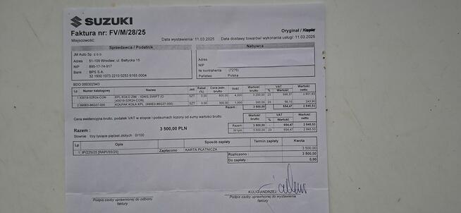 Kompletne koła do SUZUKI SWIFT