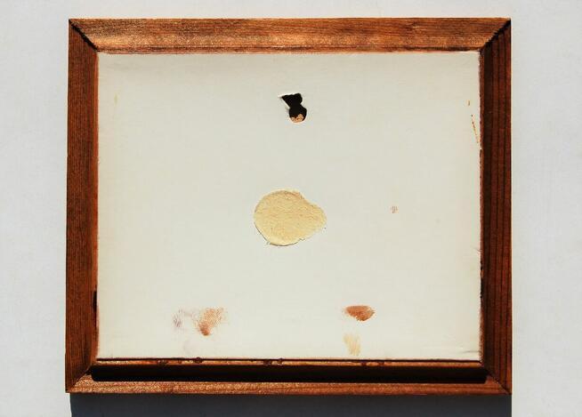 Pejzaż, młyn, cerkiew, stary obrazek olejny, Rosja