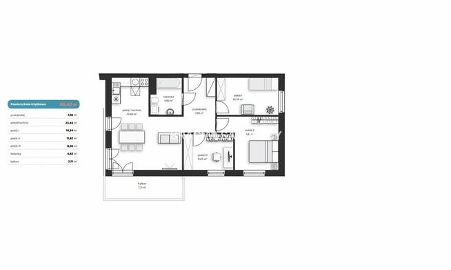 Mieszkanie Kraków Prądnik Biały , Prądnik Biały, Noblistów Polskich