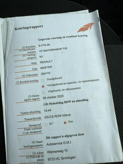 Renault Master 2.3DCi 2012r L2H2 Klimatzyacja VAT-1A Hak Zarejestrowan