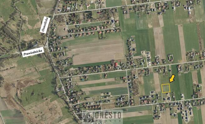 Działka budowlana Prawiedniki gm. Głusk, Osmolicka