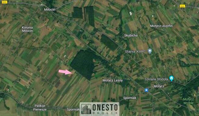 Działka budowlana Sporniak gm. Wojciechów