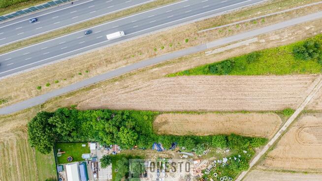 Działka usługowa Snopków gm. Jastków, Satelitarna