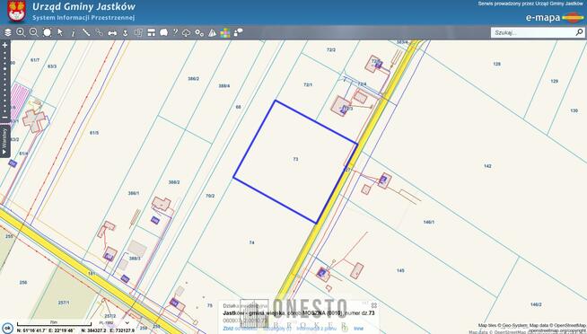 Działka budowlana Moszna gm. Jastków