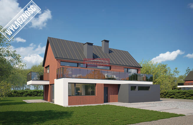 Nowoczesny/ działka 10,43 a/5 pokoi/