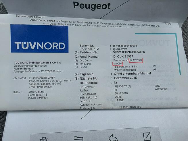 Peugeot 3008 2.0 180ps HDI Navi LED Kamera 360 Biala Perla Automat Gwarancja