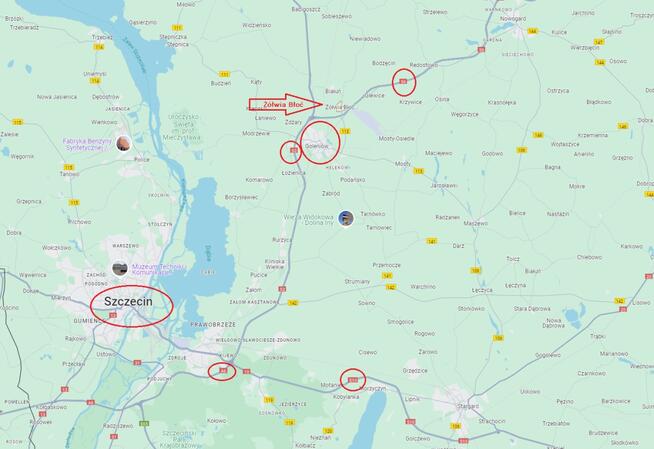 Działka budowlana Goleniów (Żółwia Błoć) media wdr