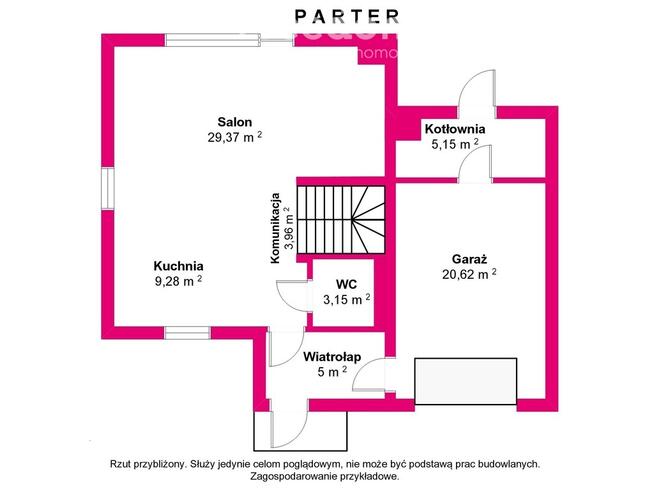 Nowy wykończony dom gotowy do wprowadzenia