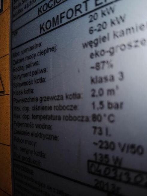 Kocioł DEFRO komfort 20 kW