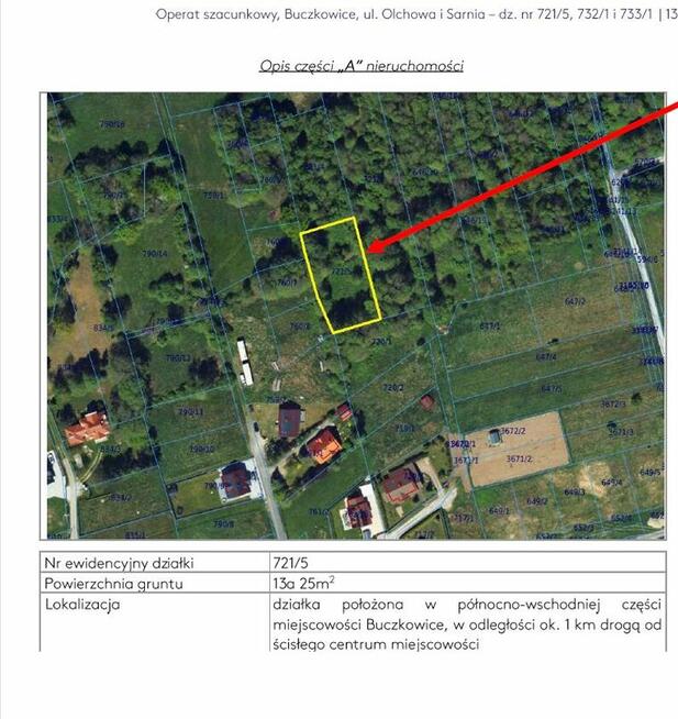 Nieruchomość niezabudowana - Buczkowice