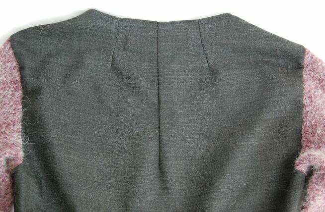 Munthe Plus Simonsen skandynawski sweter 36 S wełna liliowy