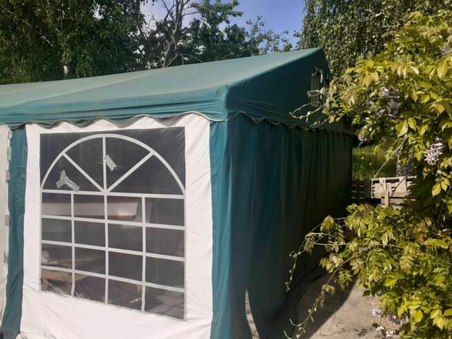 namiot magazynowy 8 m x 5 m - używany za 2950 zł