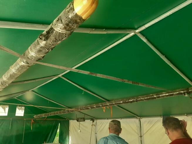namiot magazynowy 8 m x 5 m - używany za 2950 zł
