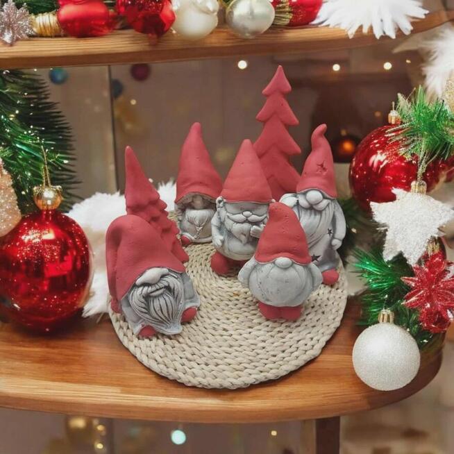 Bałwan gipsowy Bałwanki z gipsu Boże Narodzenie skrzat