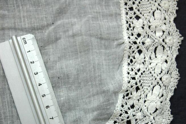 Mantylka, damska chusta na głowę bawełna biała ecru Tradycja