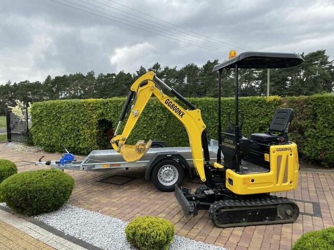 Usługi minikoparką wynajem minikoparki