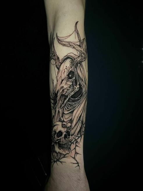 Tatuaż Łódź Piotrkowska 85 Realizm Fine Line Cover