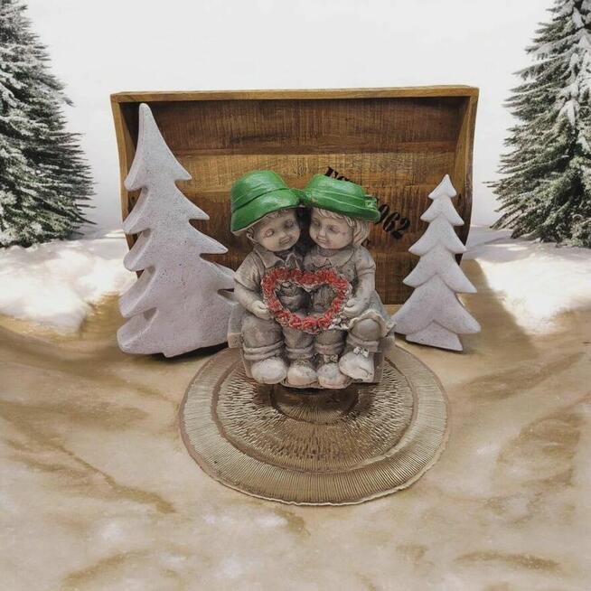 Bałwan gipsowy Bałwanki z gipsu Boże Narodzenie skrzat