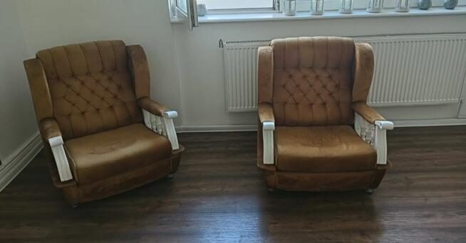 Sofa 3 osobowa rozkładana +2 fotele