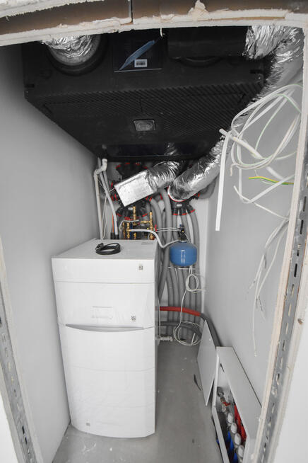 Energooszczędny bliźniak pompa ciepła rekupuracja