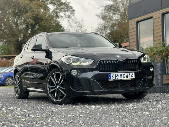 BMW X2 XDrive20D M-Sport 190 KM Szyberdach Czarna Skóra Bezwypadkowy VAT 23%