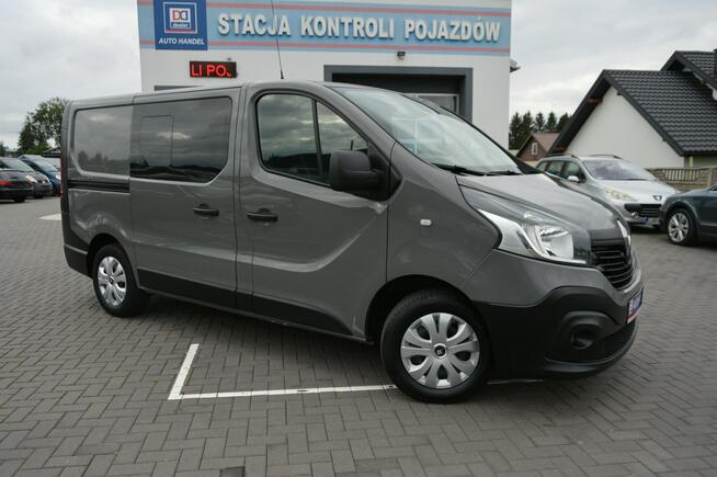 Renault Trafic 1.6 dCi Brygadówka 2xBoczne drzwi 6-osób Navi Kamera Blutooth
