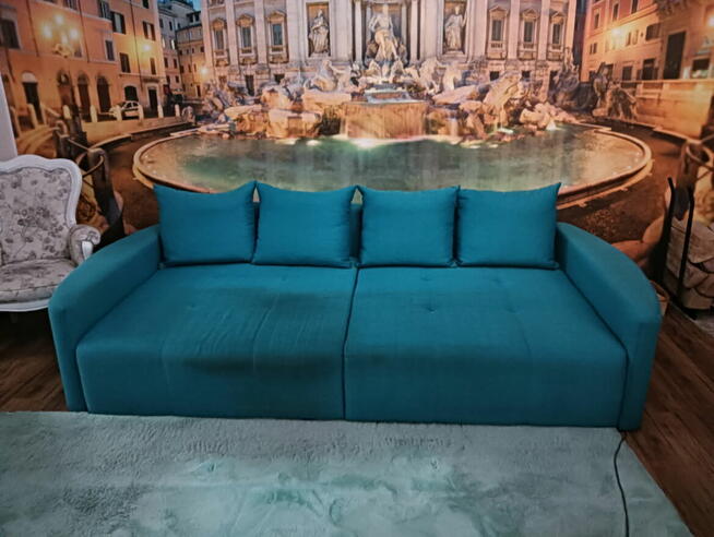 Sofa 4 osobowa rozkładana z Agata Meble