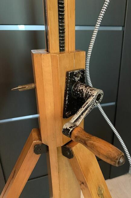 Lampa podłogowa loft teatr film PRL lata 50-60 zabytek