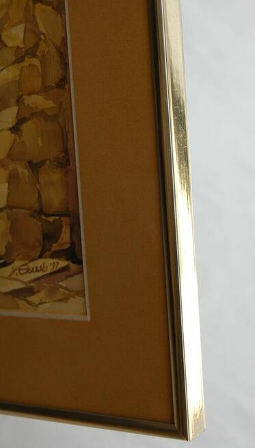 Jan Grabski, akwarela, Kazimierz Dolny, 1997 r. obraz