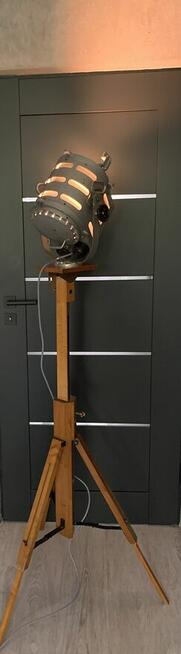 Lampa podłogowa loft teatr film PRL lata 50-60 zabytek