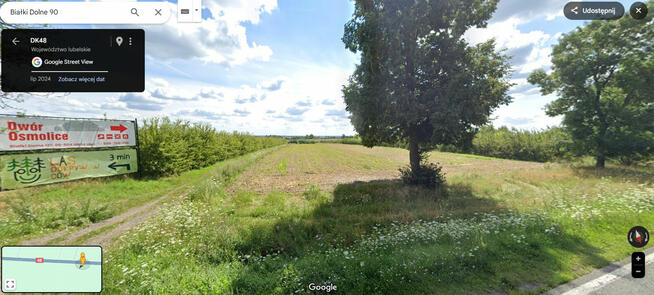 Ziemia inwestycyjna rolno/budowlana, 2,02 ha przy trasie K48