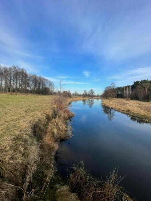 Piękna działka nad Wkrą