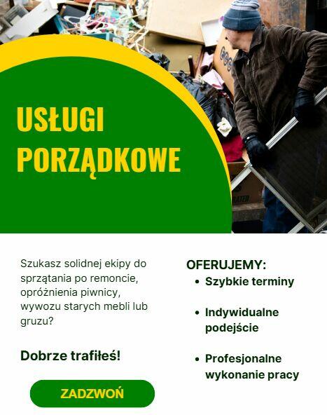 Wywóz gabarytów, gruzu, sprzątanie działek i posesji. Szybki