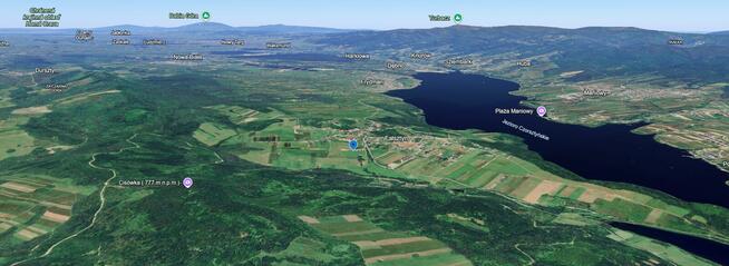 Działka budowlana Falsztyn Pieniny Podhale Góry Jezioro