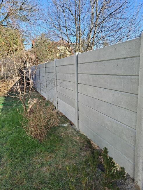 Ogrodzenia betonowe Montaż Transport