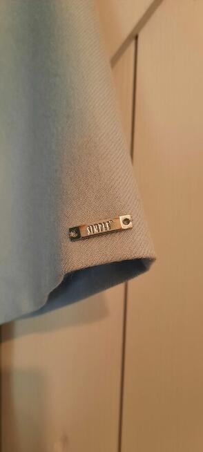 Bluzka Simple M/38/10 niebiesko-gołębia-real foto