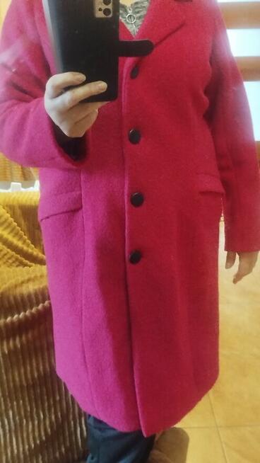 Fuksjowy płaszcz 48/50
