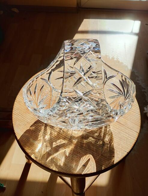 Kryształowy koszyk PRL